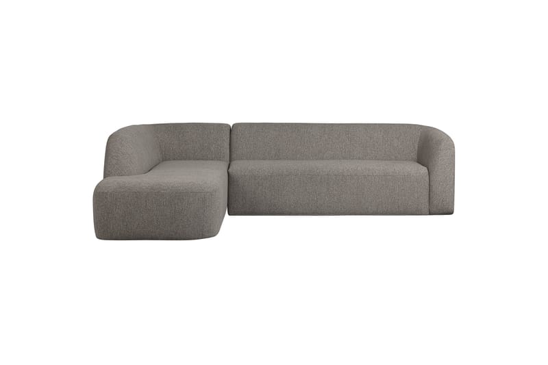 Sofa med chaiselong Mooli 3-seter - Grå - Møbler - Sofaer - Sofaer med sjeselong - 3 seters sofa med divan