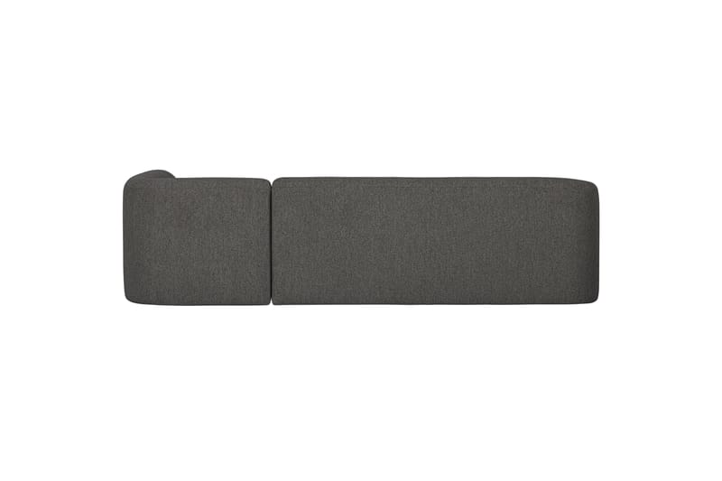 Sofa med chaiselong Mooli 3-seter - Grå/Svart - Møbler - Sofaer - Sofaer med sjeselong - 3 seters sofa med divan