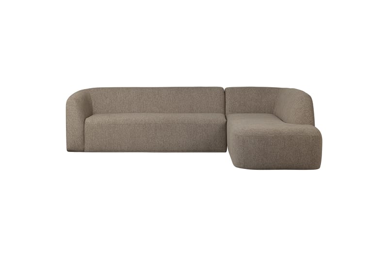 Sofa med chaiselong Mooli 3-seter - Lyse brun - Møbler - Sofaer - Sofaer med sjeselong - 3 seters sofa med divan