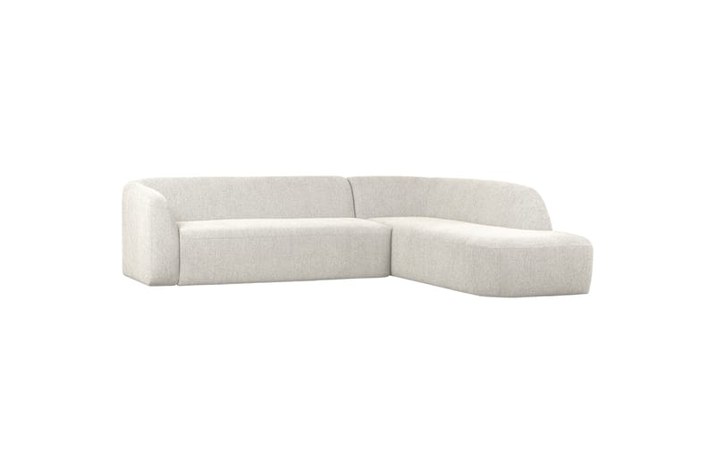 Sofa med chaiselong Mooli 3-seter - Pearl - Møbler - Sofaer - Sofaer med sjeselong - 3 seters sofa med divan