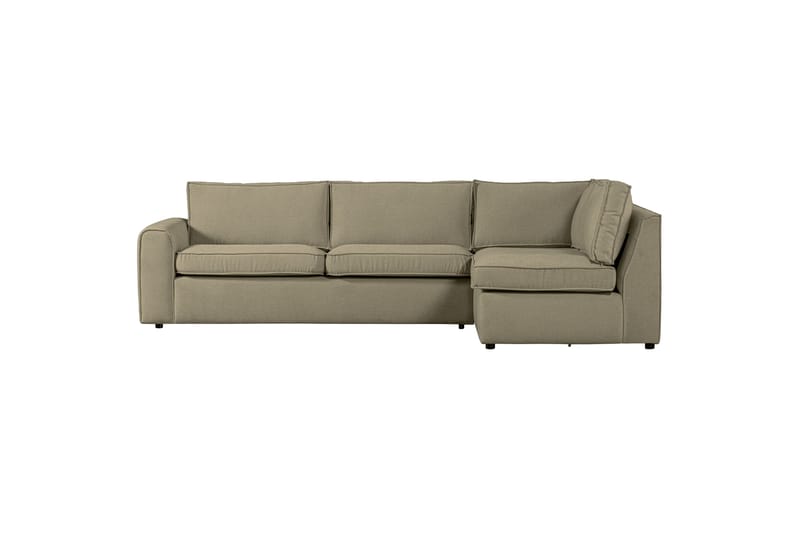 Sofa med chaiselong Vinal 3-seter - Lysegrønn - Møbler - Sofaer - Sofaer med sjeselong - 3 seters sofa med divan