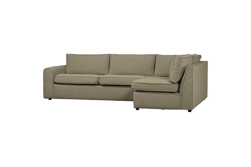 Sofa med chaiselong Vinal 3-seter - Lysegrønn - Møbler - Sofaer - Sofaer med sjeselong - 3 seters sofa med divan