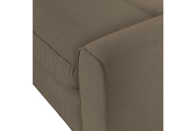 Sofa med chaiselong Vinal 3-seter - Mørk Sand - Møbler - Sofaer - Sofaer med sjeselong - 3 seters sofa med divan