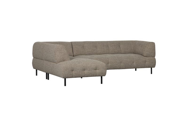 Sofa med sjeselong Kuusirant 3-seter - Brun - Møbler - Sofaer - Sofaer med sjeselong - 3 seters sofa med divan