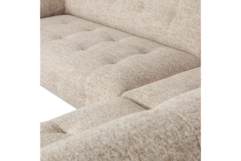 Sofa med sjeselong Kuusirant 3-seter - Naturmelange - Møbler - Sofaer - Sofaer med sjeselong - 3 seters sofa med divan