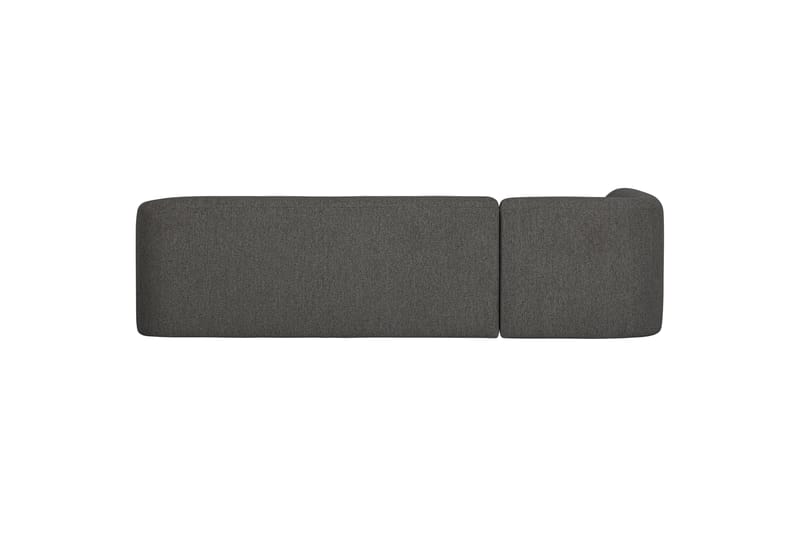 Sofa med sjeselong Mooli 3-seter - Grå/Svart - Møbler - Sofaer - Sofaer med sjeselong - 3 seters sofa med divan