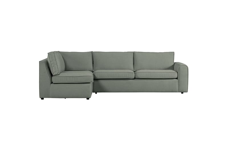 Sofa med sjeselong Vinal 3-seter - Denim - Møbler - Sofaer - Sofaer med sjeselong - 3 seters sofa med divan