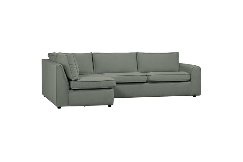 Sofa med sjeselong Vinal 3-seter - Denim - Møbler - Sofaer - Sofaer med sjeselong - 3 seters sofa med divan