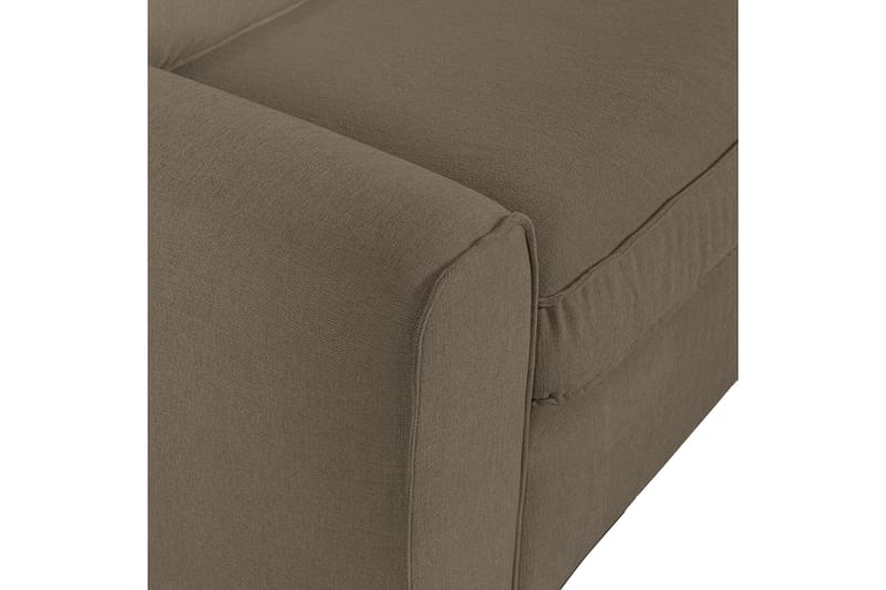 Sofa med sjeselong Vinal 3-seter - Mørk Sand - Møbler - Sofaer - Sofaer med sjeselong - 3 seters sofa med divan