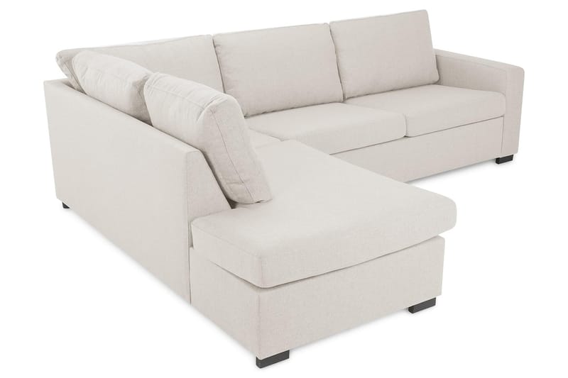 Sofa Nevada 2,5-seter med Sjeselong Venstre - Beige - Møbler - Sofaer - Sofaer med sjeselong - 3 seters sofa med divan