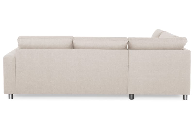 Sofa Nevada 2,5-seter med Sjeselong Venstre - Beige - Møbler - Sofaer - Sofaer med sjeselong - 3 seters sofa med divan