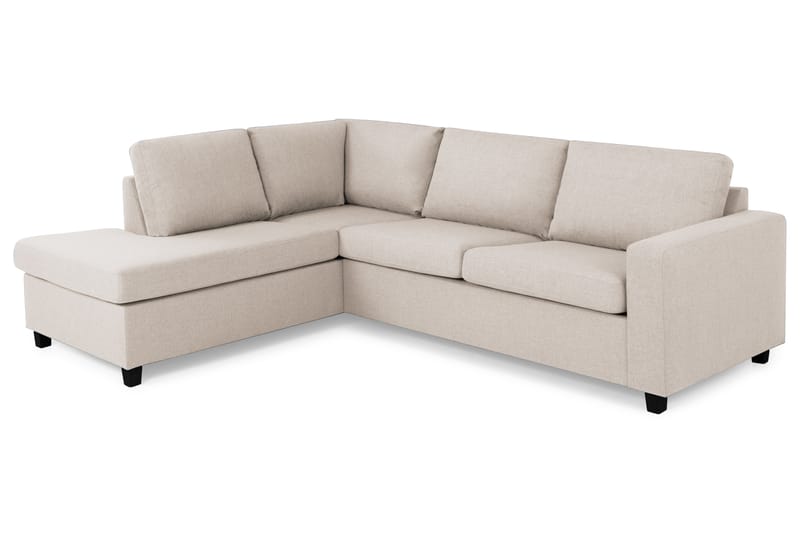 Sofa Nevada 2,5-seter med Sjeselong Venstre - Beige - Møbler - Sofaer - Sofaer med sjeselong - 3 seters sofa med divan