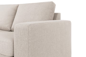 Sofa Nevada 2,5-seter med Sjeselong Venstre - Beige - Møbler - Sofaer - Sofaer med sjeselong - 3 seters sofa med divan