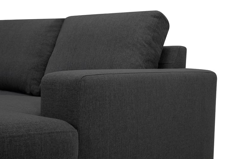 U-sofa Nevada Large Divan Høyre - Mørkgrå - Møbler - Sofaer - Sofaer med sjeselong - 3 seters sofa med divan