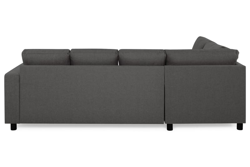 U-sofa Nevada Large Divan Høyre - Mørkgrå - Møbler - Sofaer - Sofaer med sjeselong - 3 seters sofa med divan