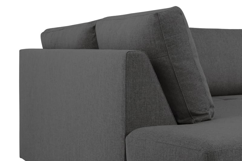 U-sofa Nevada Large Divan Høyre - Mørkgrå - Møbler - Sofaer - Sofaer med sjeselong - 3 seters sofa med divan