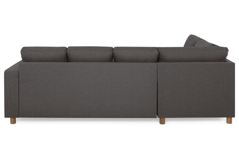 U-sofa Nevada Large Divan Høyre - Mørkgrå - Møbler - Sofaer - Sofaer med sjeselong - 3 seters sofa med divan