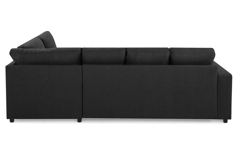 U-sofa Nevada Large Divan Venstre - Antrasitt - 2 seters sofa med divan - 4 seters sofa med divan - Fløyelssofaer - Skinnsofaer - 3 seters sofa med divan - U-sofa