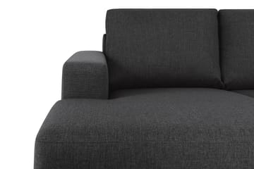 U-sofa Nevada Large Divan Venstre - Antrasitt - Møbler - Sofaer - Sofaer med sjeselong - 3 seters sofa med divan