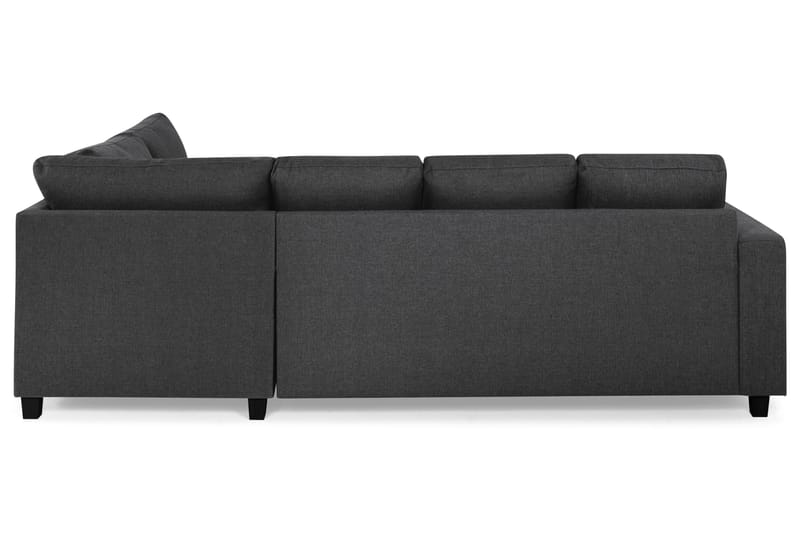 U-sofa Nevada Large Divan Venstre - Mørkgrå - Møbler - Sofaer - Sofaer med sjeselong - 3 seters sofa med divan