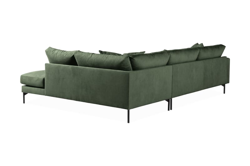 3-seters Sofa med Sjeselong Armunia Høyre - Grønn - Møbler - Sofaer - Sofaer med sjeselong - 4 seters sofa med divan