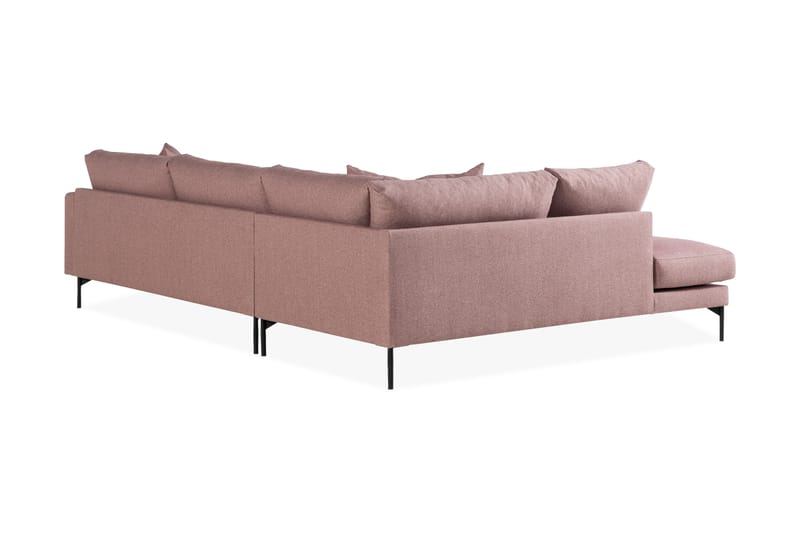 3-seters Sofa med Sjeselong Armunia Venstre - Lilla - Møbler - Sofaer - Sofaer med sjeselong - 4 seters sofa med divan