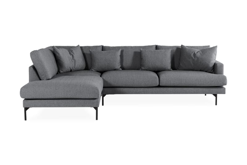 3-seters Sofa med Sjeselong Armunia Venstre - Mørkegrå - Møbler - Sofaer - Sofaer med sjeselong - 4 seters sofa med divan