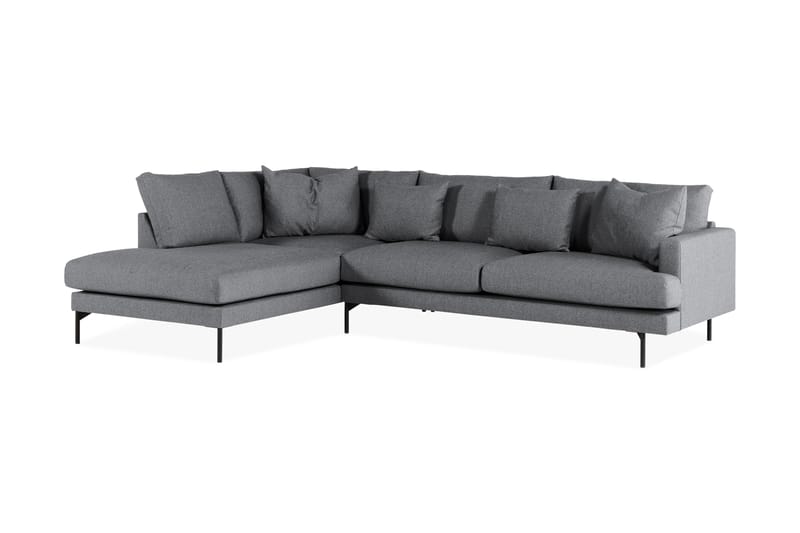 3-seters Sofa med Sjeselong Armunia Venstre - Mørkegrå - Møbler - Sofaer - Sofaer med sjeselong - 4 seters sofa med divan