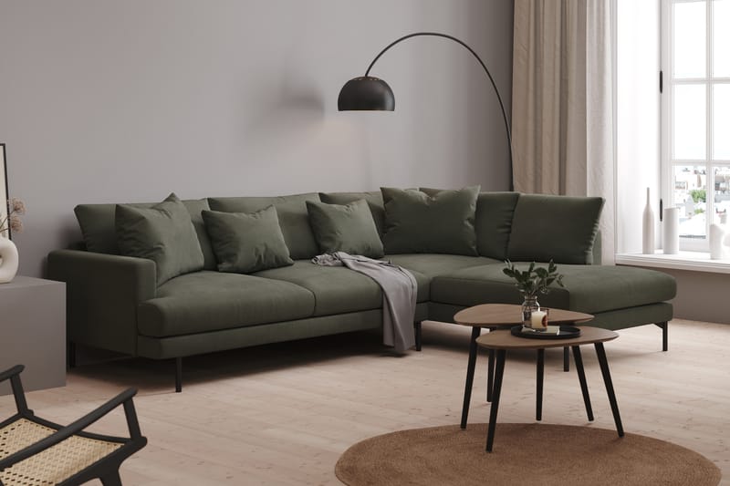 3-seters Sofa med Sjeselong Menard Høyre - Møbler - Sofaer - Sofaer med sjeselong - 4 seters sofa med divan