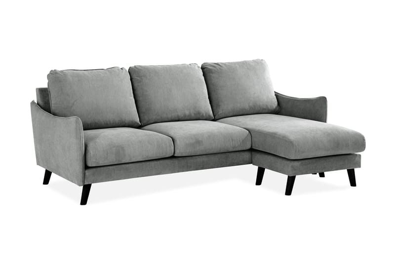 3-seter Divansofa Colt Lyx Høyre - Grå - Møbler - Sofaer - Sofaer med sjeselong - 4 seters sofa med divan