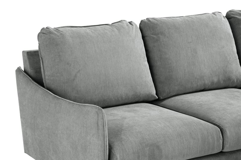 3-seter Divansofa Colt Lyx Høyre - Grå/Eik - Møbler - Sofaer - Sofaer med sjeselong - 4 seters sofa med divan