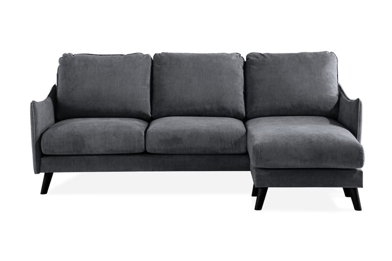 3-seter Divansofa Colt Lyx Høyre - Mørkegrå - Møbler - Sofaer - Sofaer med sjeselong - 4 seters sofa med divan