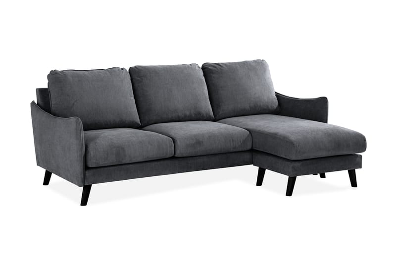 3-seter Divansofa Colt Lyx Høyre - Mørkegrå - Møbler - Sofaer - Sofaer med sjeselong - 4 seters sofa med divan