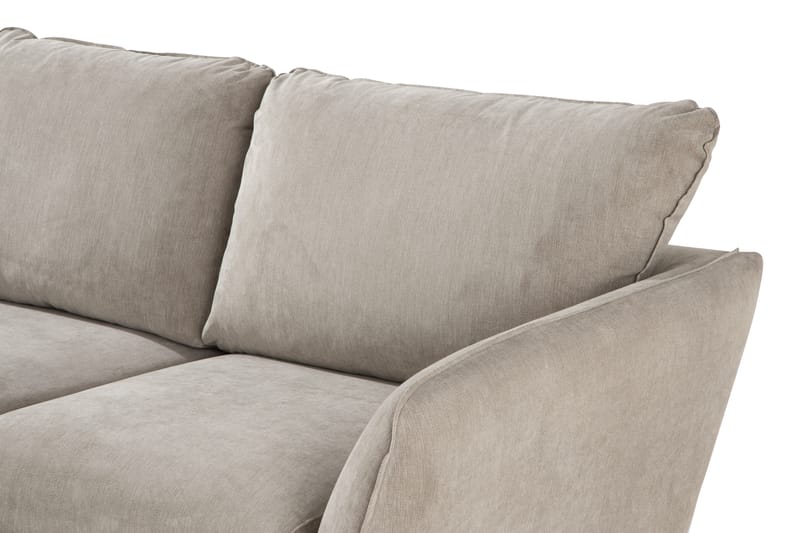 3-seter Divansofa Colt Lyx Venstre - Beige/Eik - Møbler - Sofaer - Sofaer med sjeselong - 4 seters sofa med divan