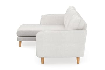 3-seter Divansofa Colt Lyx Venstre - Hvit|Bouclé - Møbler - Sofaer - Sofaer med sjeselong - 4 seters sofa med divan