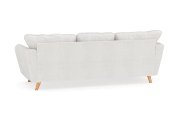 3-seter Divansofa Colt Lyx Venstre - Hvit|Bouclé - Møbler - Sofaer - Sofaer med sjeselong - 4 seters sofa med divan