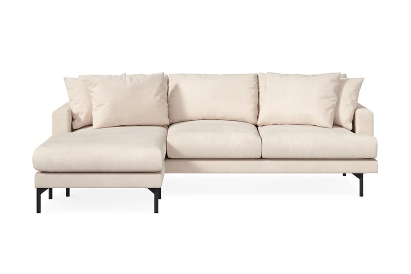 4-seters Divansofa Armunia - Beige - Møbler - Sofaer - Sofaer med sjeselong - 4 seters sofa med divan