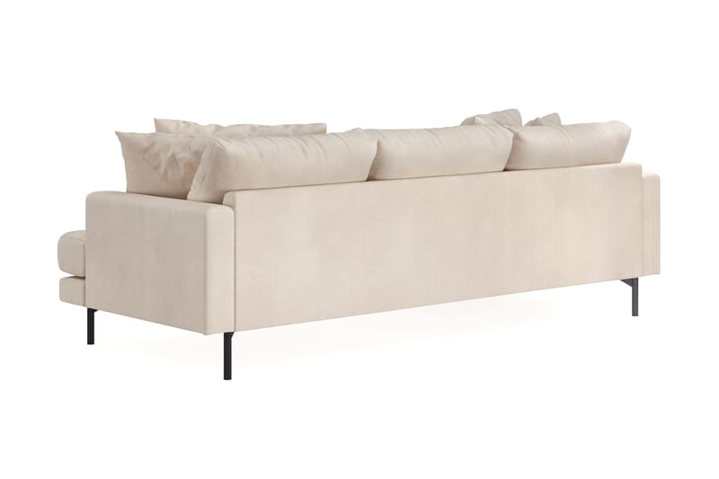 4-seters Divansofa Armunia - Beige - Møbler - Sofaer - Sofaer med sjeselong - 4 seters sofa med divan