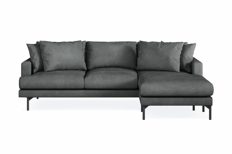 4-seters Divansofa Armunia - Grå - Møbler - Sofaer - Sofaer med sjeselong - 4 seters sofa med divan