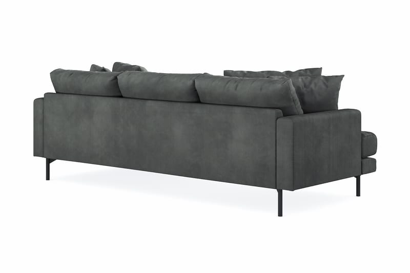 4-seters Divansofa Armunia - Grå - Møbler - Sofaer - Sofaer med sjeselong - 4 seters sofa med divan