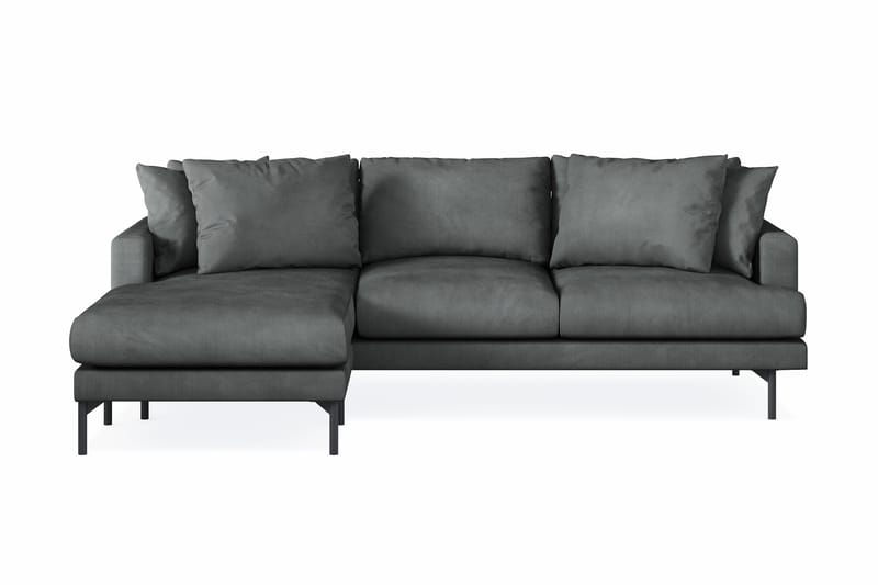 4-seters Divansofa Armunia - Grå - Møbler - Sofaer - Sofaer med sjeselong - 4 seters sofa med divan