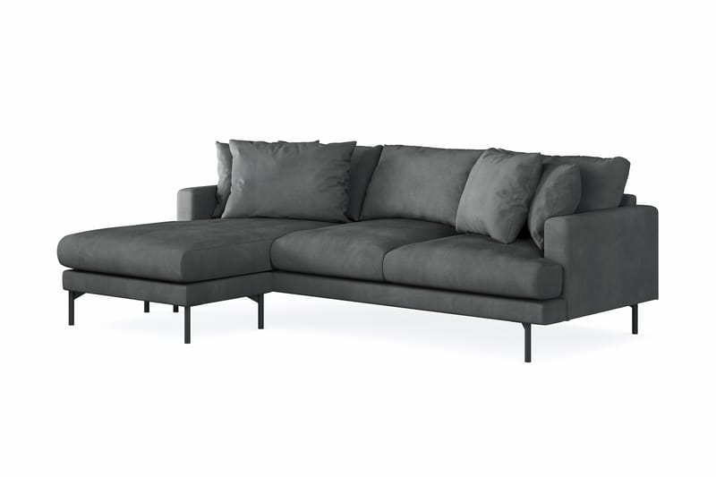 4-seters Divansofa Armunia - Grå - Møbler - Sofaer - Sofaer med sjeselong - 4 seters sofa med divan