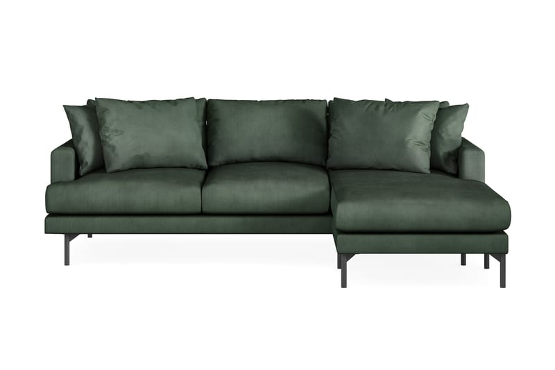 4-seters Divansofa Armunia - Grønn - Møbler - Sofaer - Sofaer med sjeselong - 4 seters sofa med divan