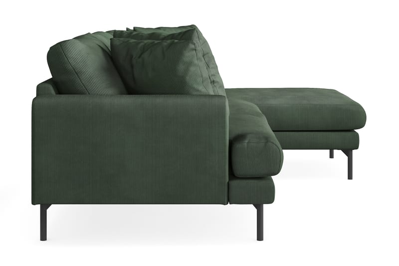 4-seters Divansofa Armunia - Grønn - Møbler - Sofaer - Sofaer med sjeselong - 4 seters sofa med divan