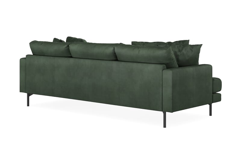 4-seters Divansofa Armunia - Grønn - Møbler - Sofaer - Sofaer med sjeselong - 4 seters sofa med divan