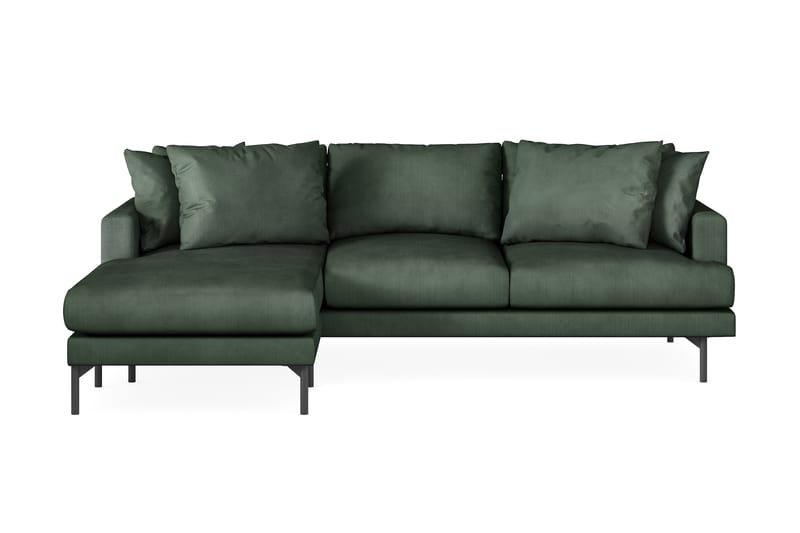 4-seters Divansofa Armunia - Grønn - Møbler - Sofaer - Sofaer med sjeselong - 4 seters sofa med divan