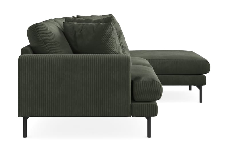 4-seters Divansofa Armunia - Mørk grønn - Møbler - Sofaer - Sofaer med sjeselong - 4 seters sofa med divan