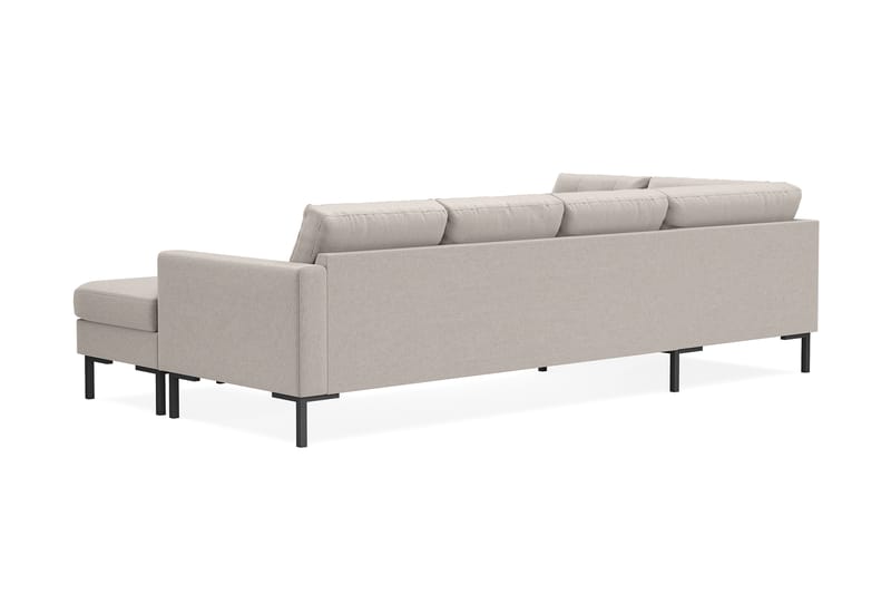 4-seters U-sofa Divan Høyre Frillestad - Beige - Møbler - Sofaer - Sofaer med sjeselong - 4 seters sofa med divan