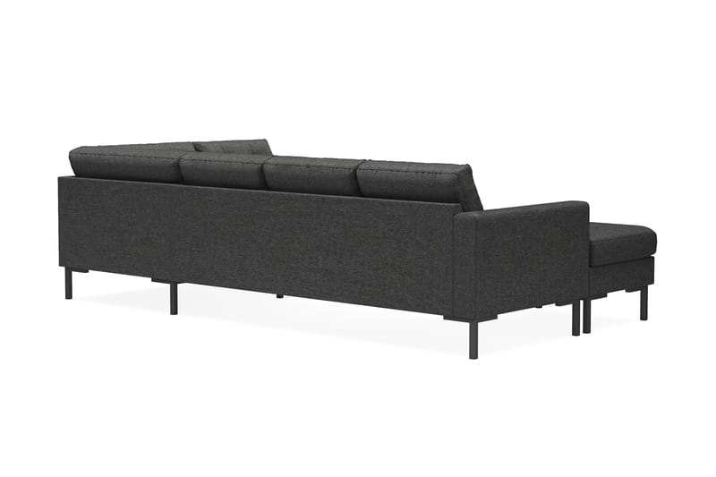 4-seters U-sofa Divan Venstre Frillestad - Mørkegrå - Møbler - Sofaer - Sofaer med sjeselong - 4 seters sofa med divan