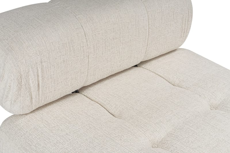 Boblende Divansofa 3-seter 315 cm Belgin - Lysebeige - Møbler - Sofaer - Sofaer med sjeselong - 4 seters sofa med divan